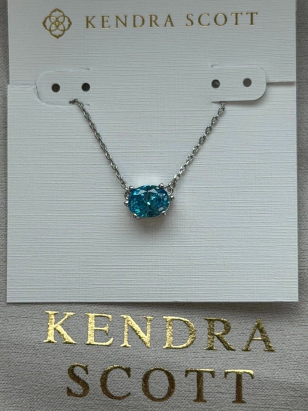 Kendra Scott Blue Pendant Necklace
